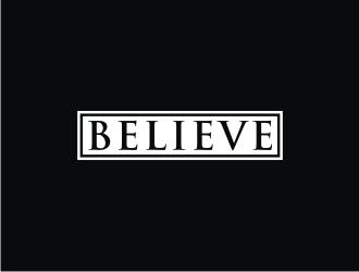 BELIEVE logo design by logitec