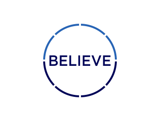 BELIEVE logo design by bomie