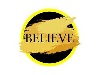 BELIEVE logo design by MUNAROH