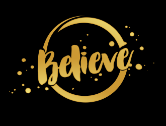 BELIEVE logo design by M J