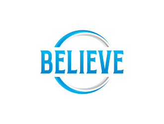 BELIEVE logo design by ubai popi