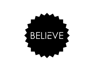 BELIEVE logo design by MUNAROH