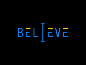 BELIEVE logo design by pilKB