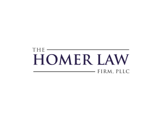 The Homer Law Firm, PLLC logo design by KQ5
