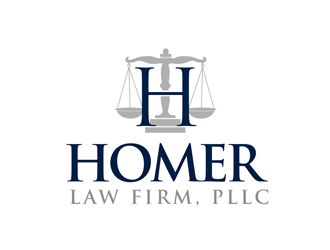 The Homer Law Firm, PLLC logo design by kunejo
