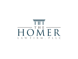 The Homer Law Firm, PLLC logo design by KaySa