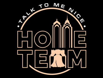 Talk To Me Nice logo design by DreamLogoDesign