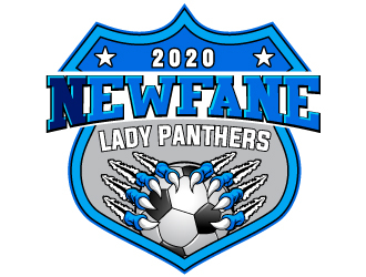 NEWFANE LADIES SOCCER logo design by uttam