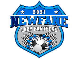 NEWFANE LADIES SOCCER logo design by uttam
