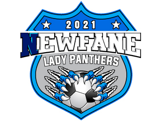 NEWFANE LADIES SOCCER logo design by uttam