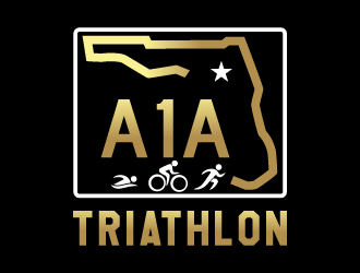 A1A Triathlon logo design by jonggol