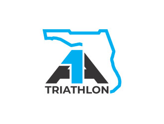 A1A Triathlon logo design by zinnia