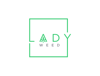 Lady Weed  logo design by uptogood