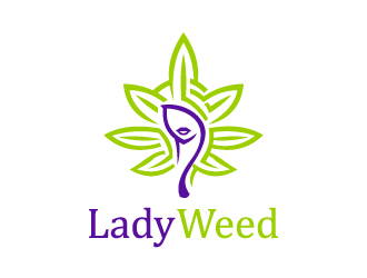 Lady Weed  logo design by Juce