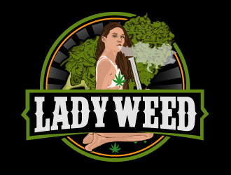 Lady Weed  logo design by AamirKhan