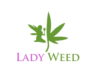 Lady Weed  logo design by Gwerth