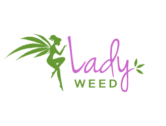 Lady Weed  logo design by Gwerth
