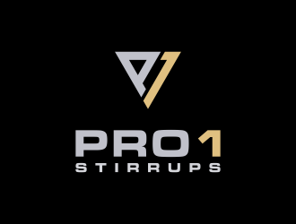 Pro1 Stirrups logo design by Asani Chie