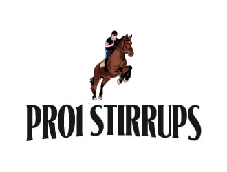 Pro1 Stirrups logo design by AamirKhan