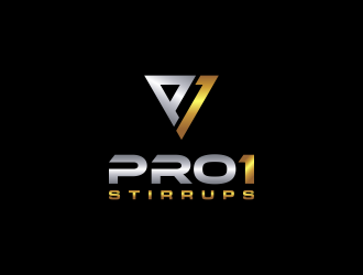 Pro1 Stirrups logo design by Asani Chie