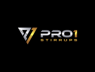 Pro1 Stirrups logo design by Asani Chie