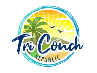 Tri Conch Republic logo design by AamirKhan