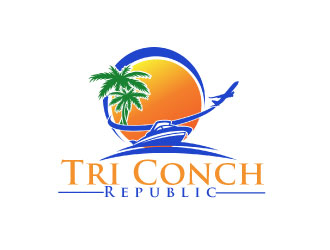Tri Conch Republic logo design by AamirKhan