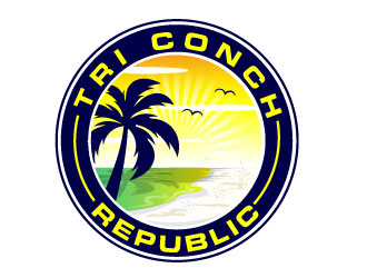 Tri Conch Republic logo design by AamirKhan