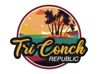 Tri Conch Republic logo design by designbyorimat