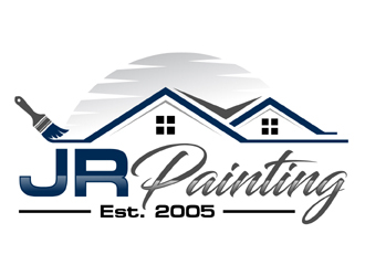 JR Painting logo design by MAXR