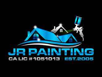 JR Painting logo design by hidro