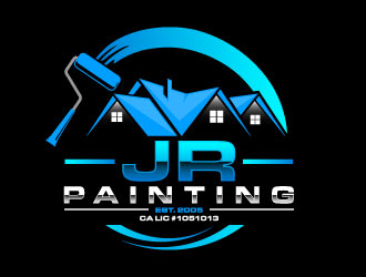 JR Painting logo design by daywalker