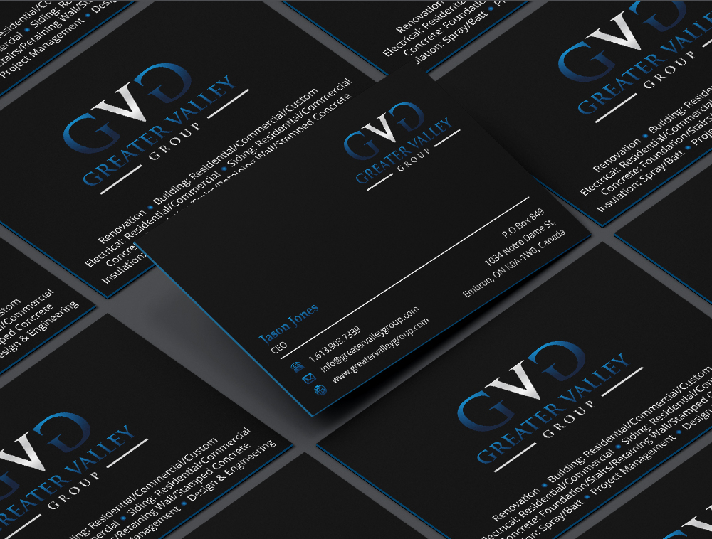 Greater Valley Group (GVG) logo design by Niqnish