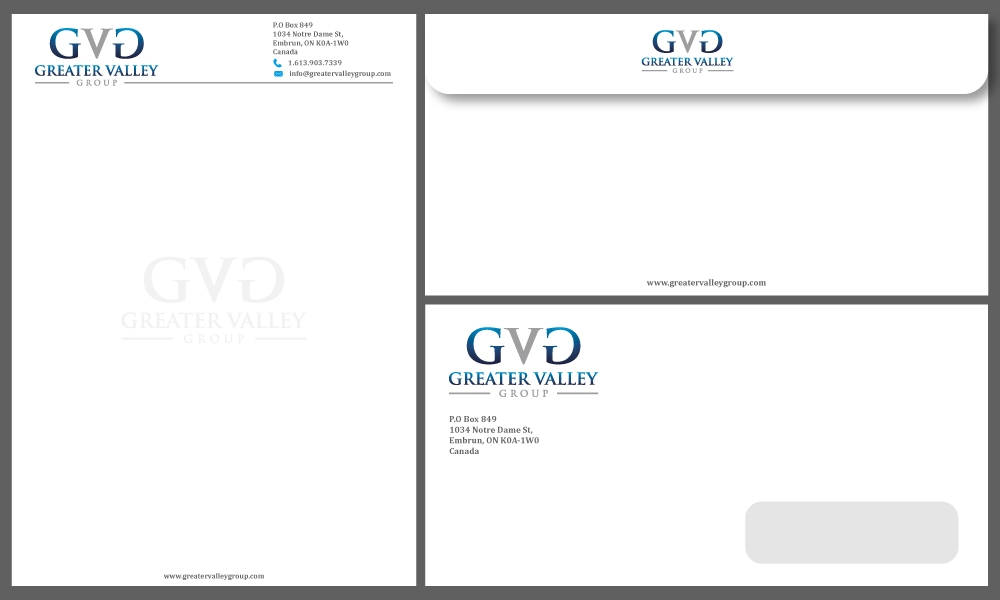 Greater Valley Group (GVG) logo design by Gelotine