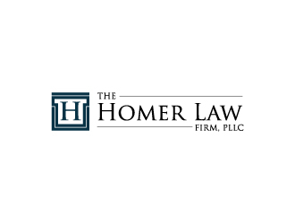 The Homer Law Firm, PLLC logo design by yondi