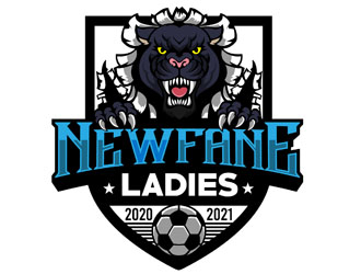 NEWFANE LADIES SOCCER logo design by DreamLogoDesign