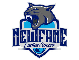 NEWFANE LADIES SOCCER logo design by DreamLogoDesign