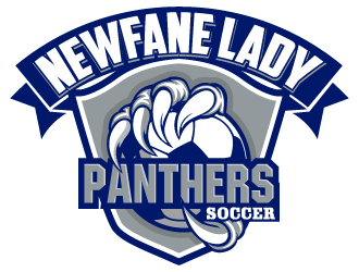 NEWFANE LADIES SOCCER logo design by LucidSketch