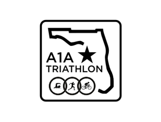 A1A Triathlon logo design by protein
