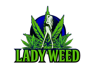 Lady Weed  logo design by Suvendu