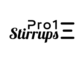Pro1 Stirrups logo design by Gwerth