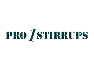 Pro1 Stirrups logo design by Gwerth