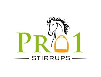 Pro1 Stirrups logo design by AnandArts