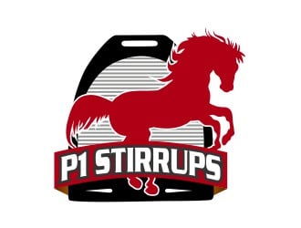 Pro1 Stirrups logo design by AnandArts