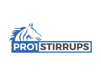 Pro1 Stirrups logo design by lbdesigns