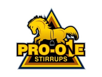 Pro1 Stirrups logo design by AnandArts