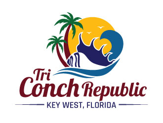 Tri Conch Republic logo design by MonkDesign