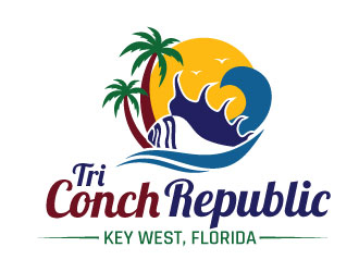 Tri Conch Republic logo design by MonkDesign