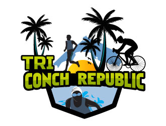 Tri Conch Republic logo design by Suvendu