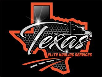 Texas Elite Hauling Services logo design by bosbejo